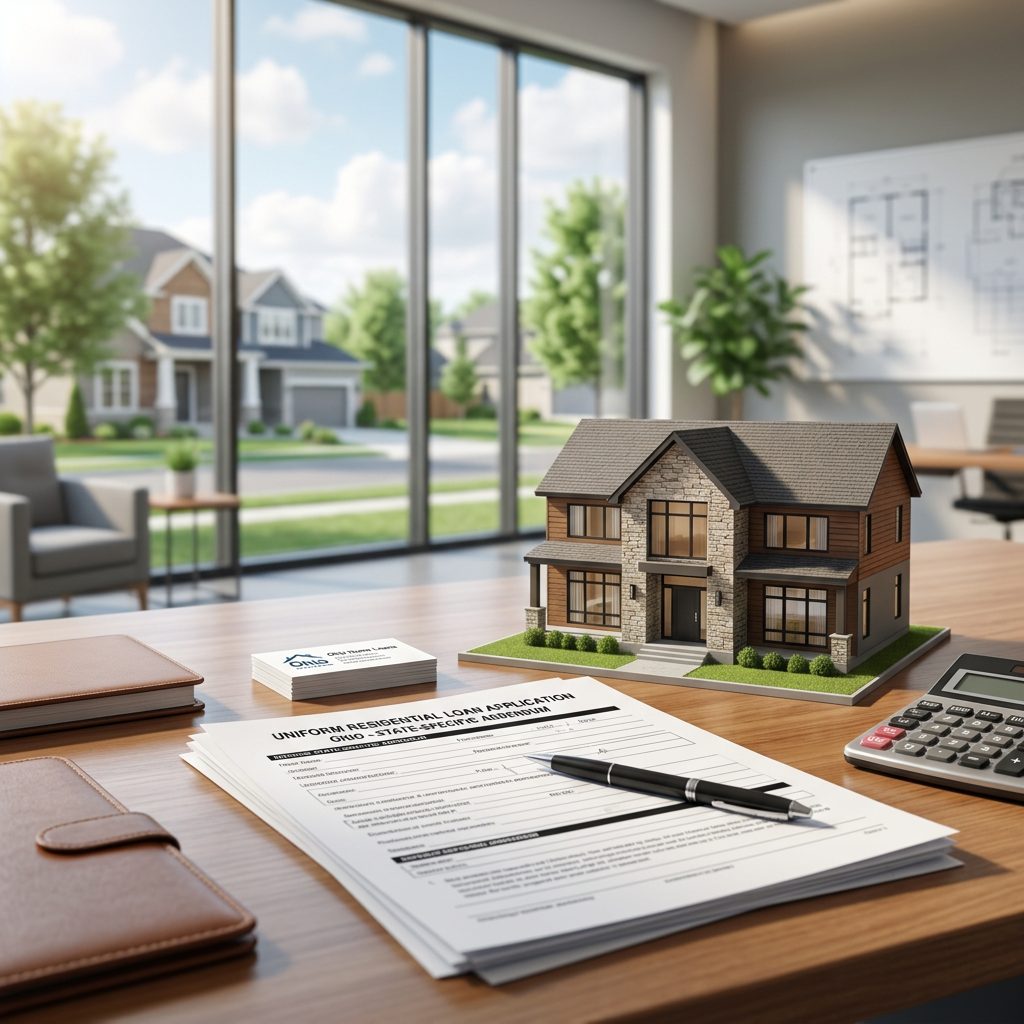Official Residential Mortgage Application in Ohio