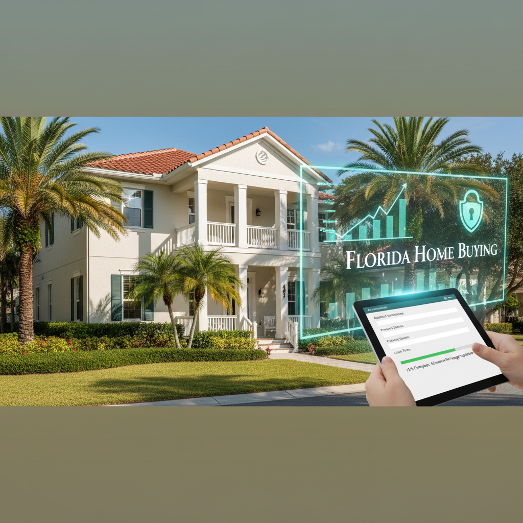Electronic mortgage application for Florida home buying