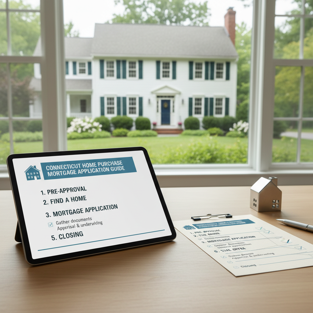 Step-by-step Connecticut home purchase mortgage application guide