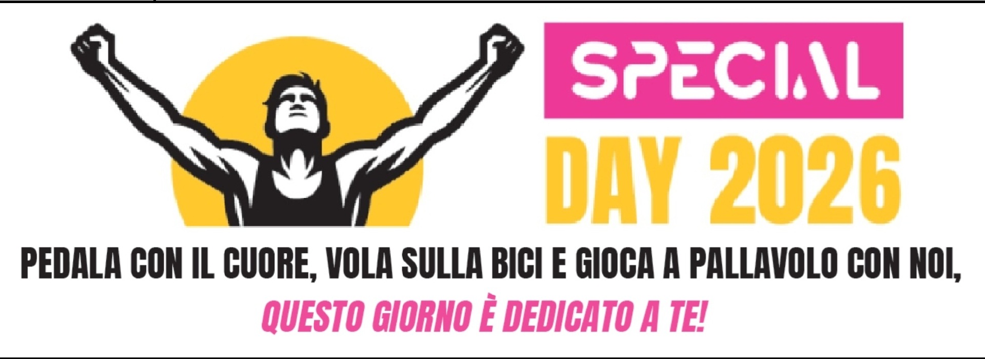 Special Day 2026 – Pedala con il cuore, vola sulla bici e gioca a pallavolo con noi