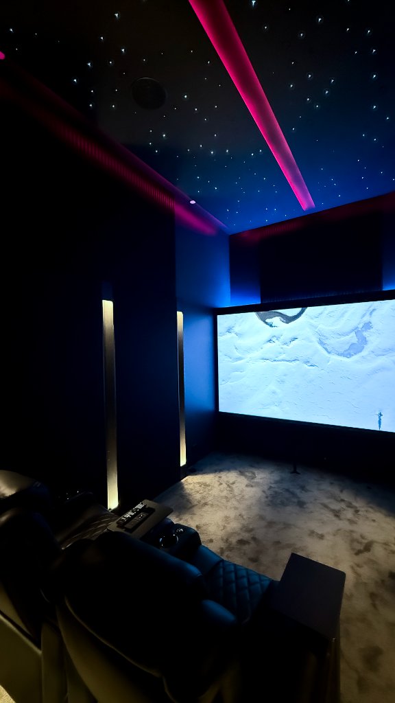 Purple LED & screen