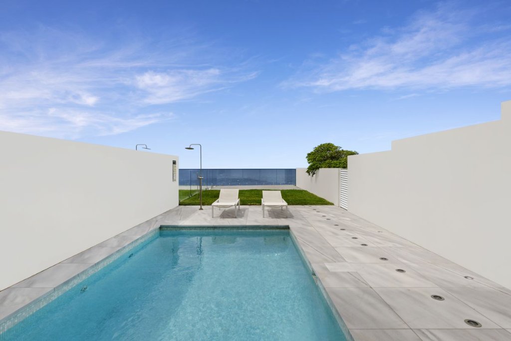 Pool and outdoor living area