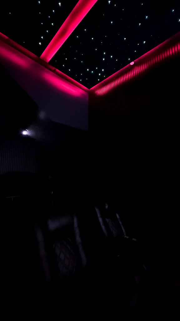 Pink LED full room