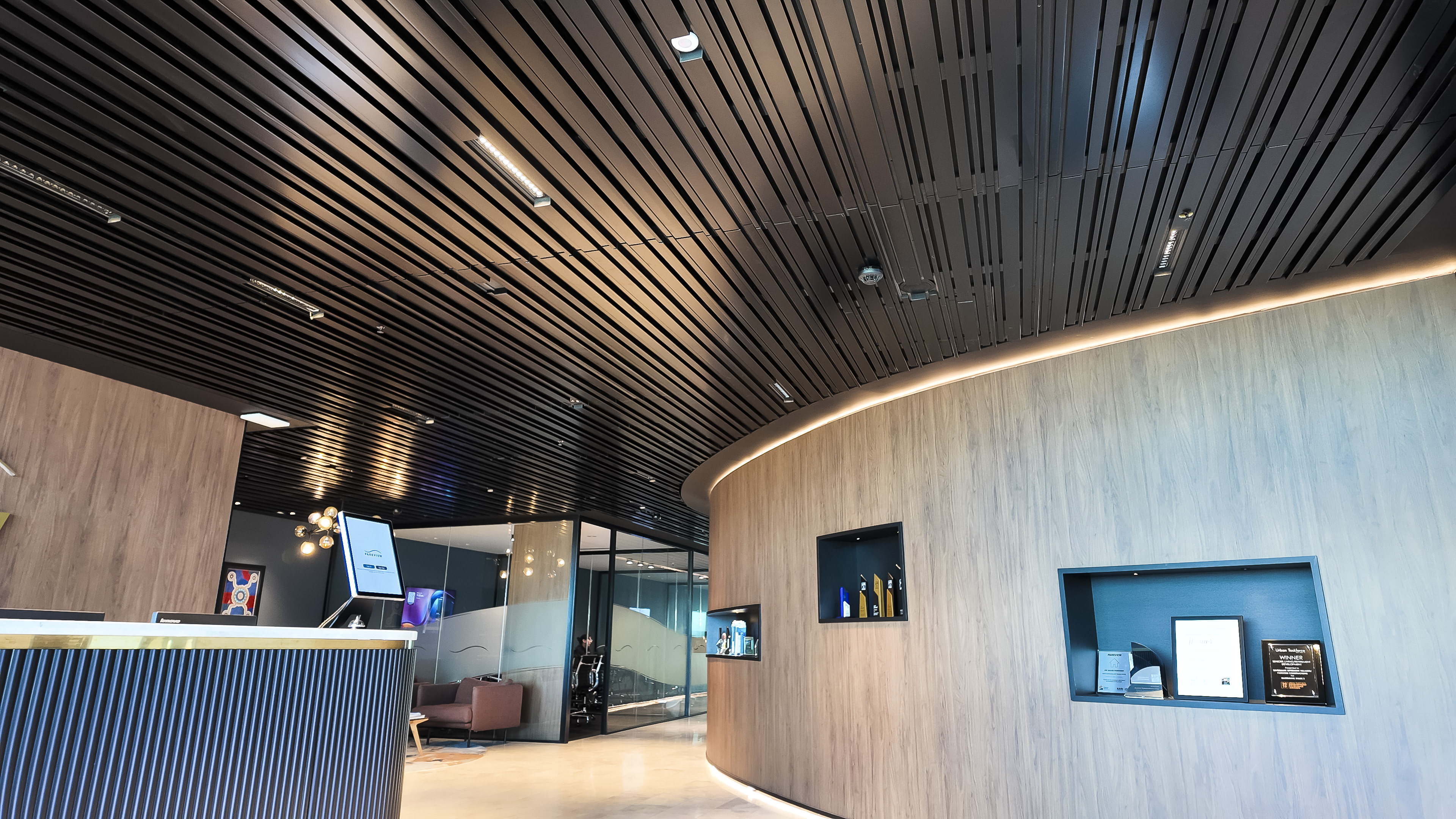 Lobby Ceiling & Lighting