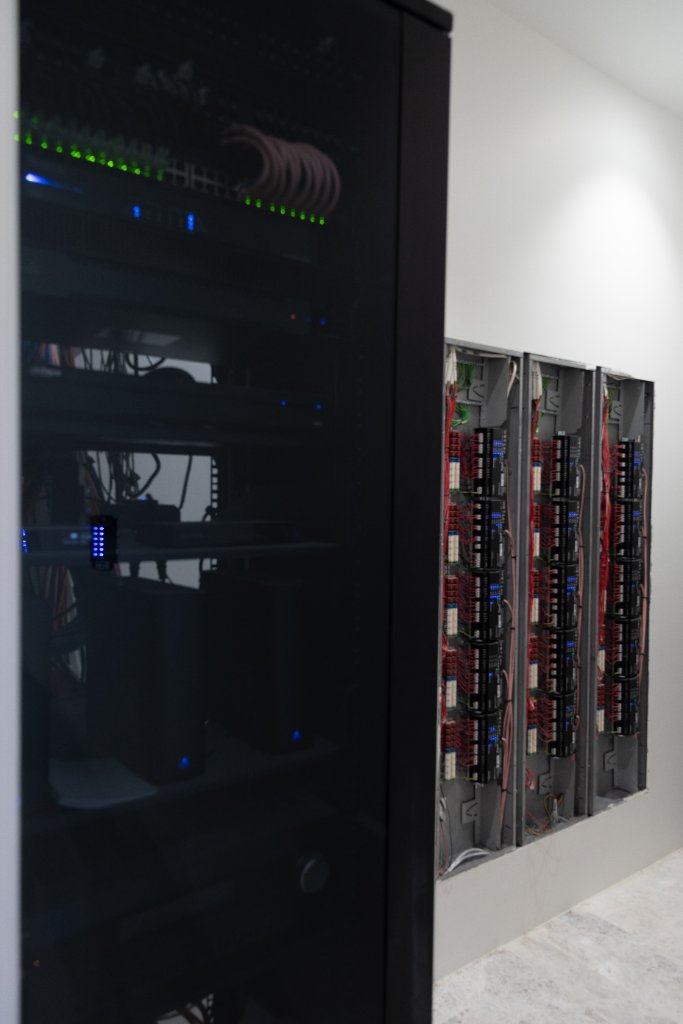 Network — Server Rack & Patch Panels