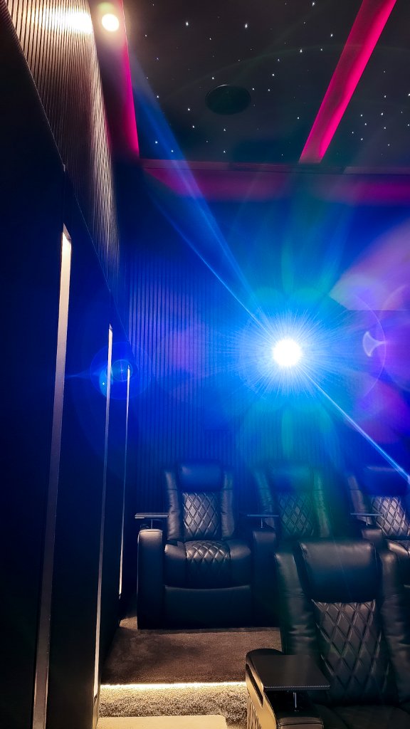 Room with screen