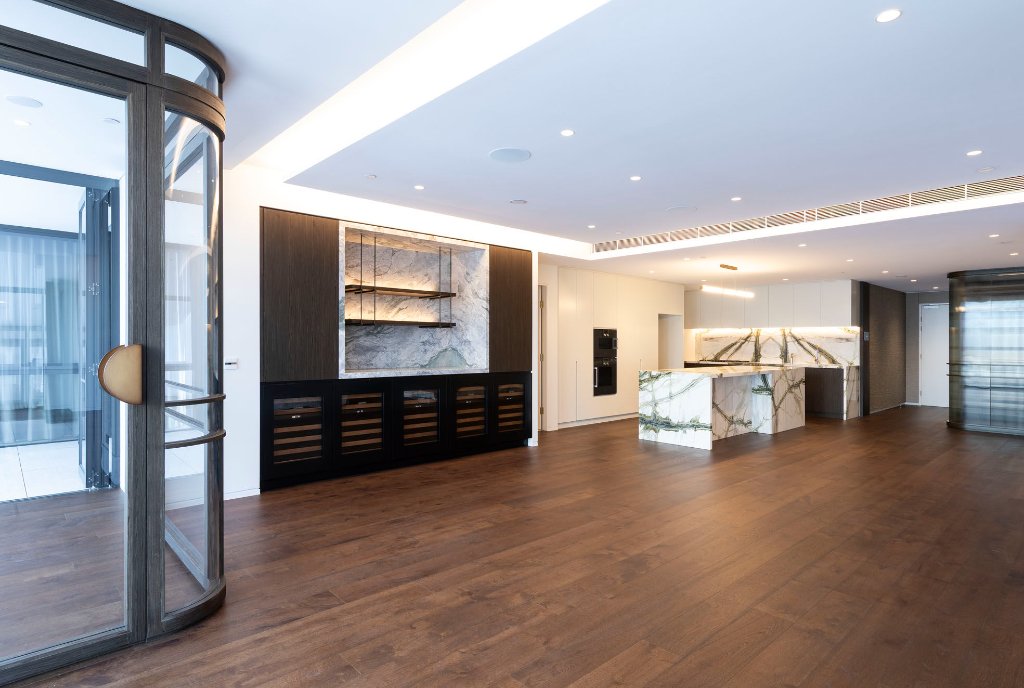 Penthouse open plan living