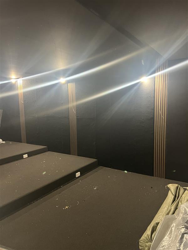 Construction — Seating Riser Install