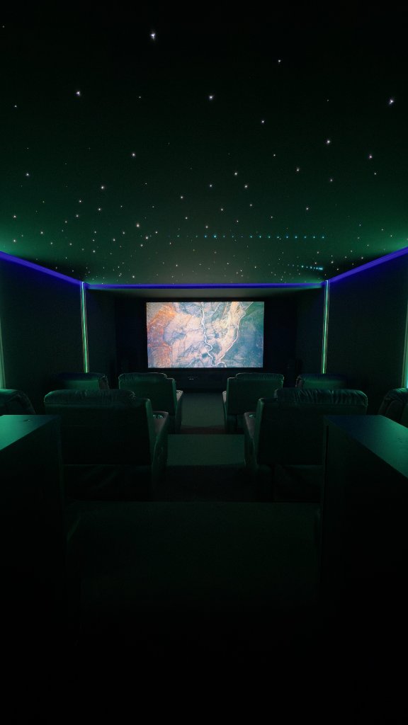 Starlight Ceiling — Green Teal Mode