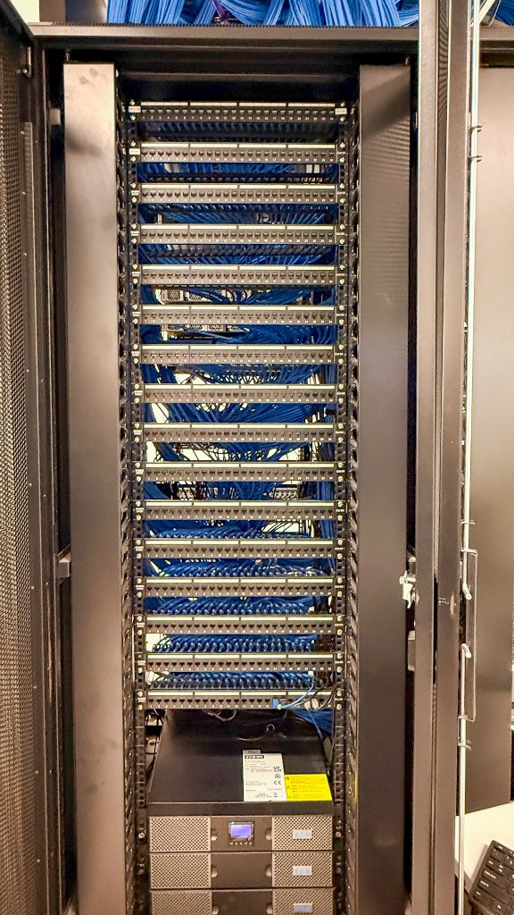 Network Rack — CAT6A Patch Panel