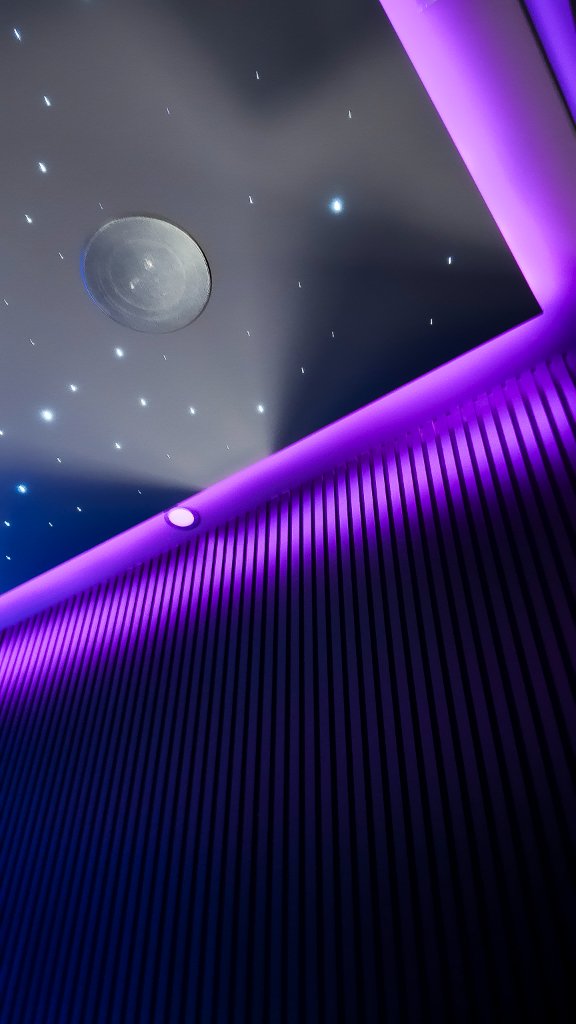 Screen & starlight ceiling