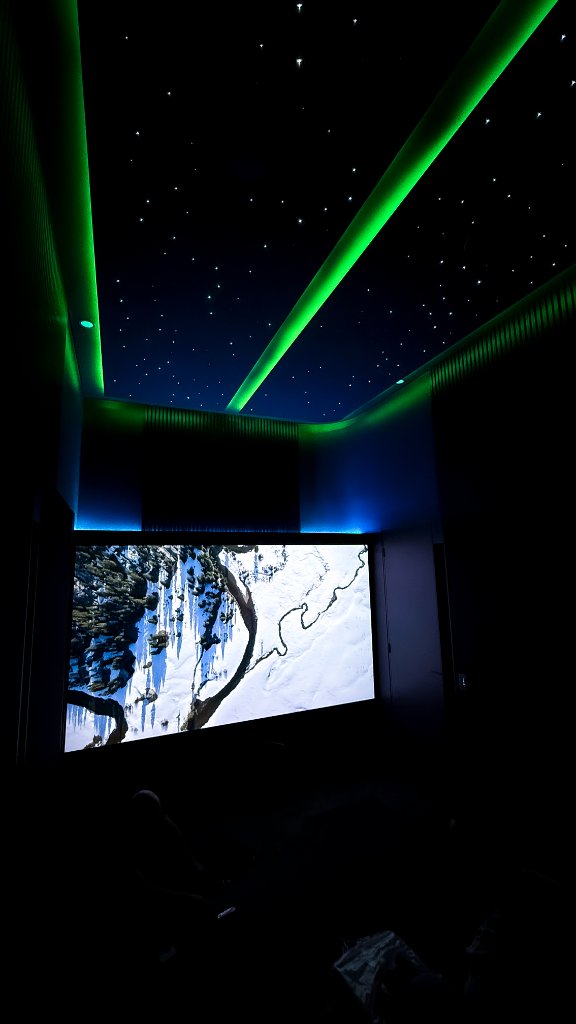 Seating & ceiling overhead