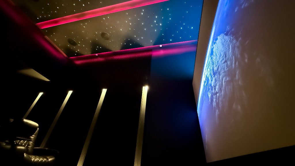 Green LED room shot