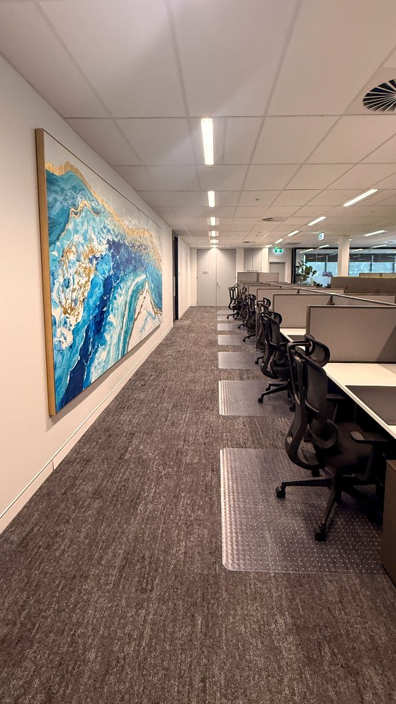 Open Office — Seating Area Lit