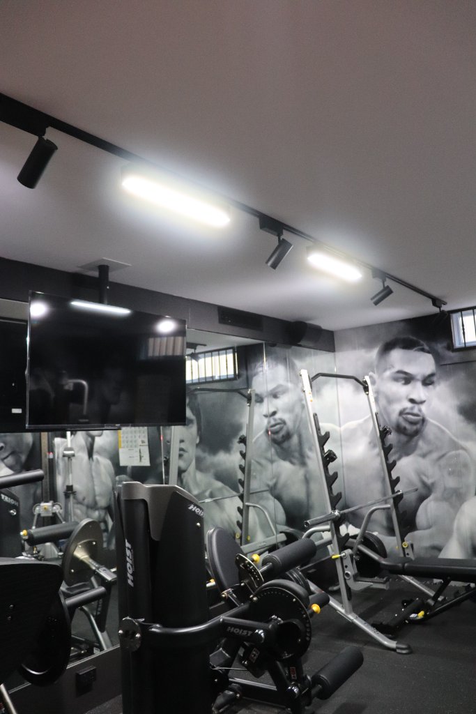 Gym — Ceiling Speaker & Track