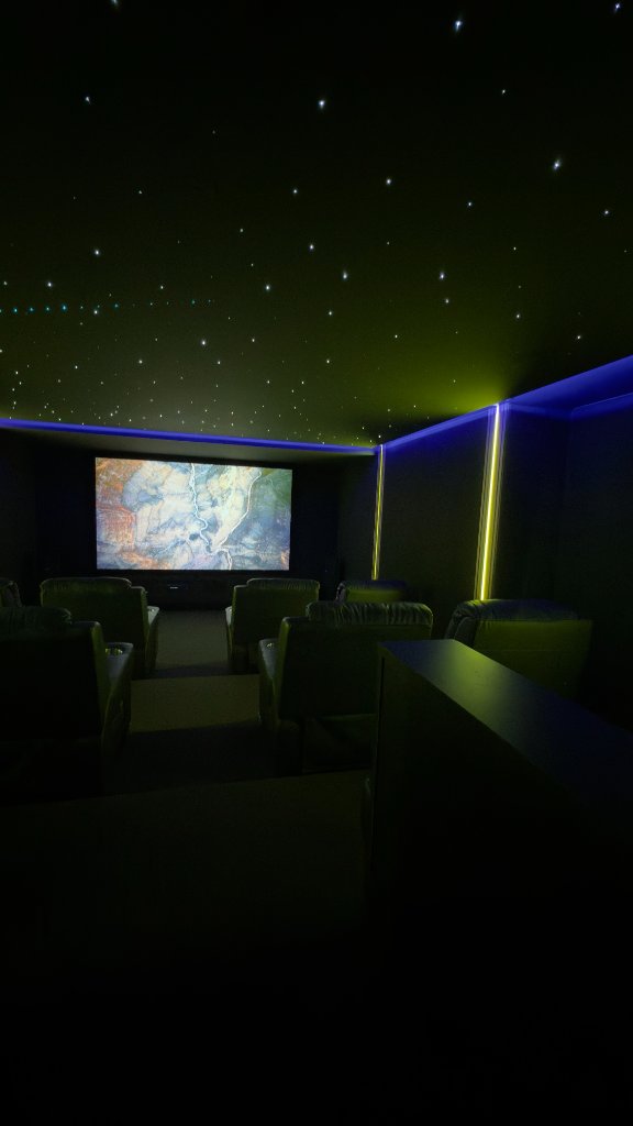 Starlight Ceiling — Yellow LED Accent