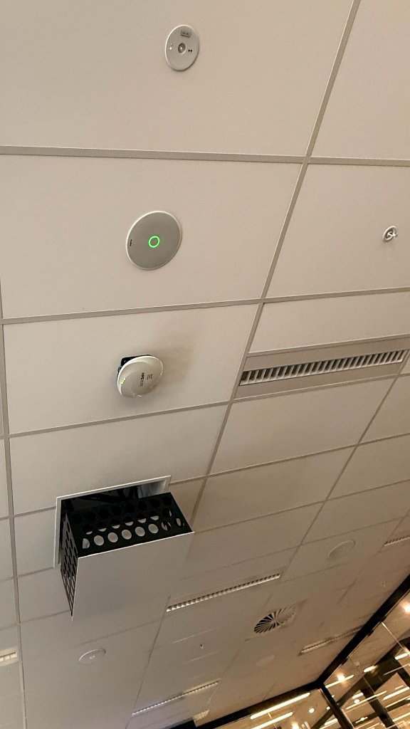 In-Ceiling Speaker Projector and Microphone