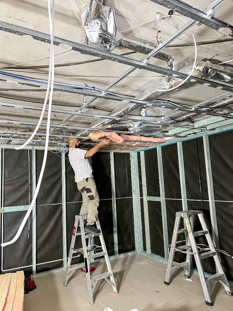 Ceiling Framework & Wiring
