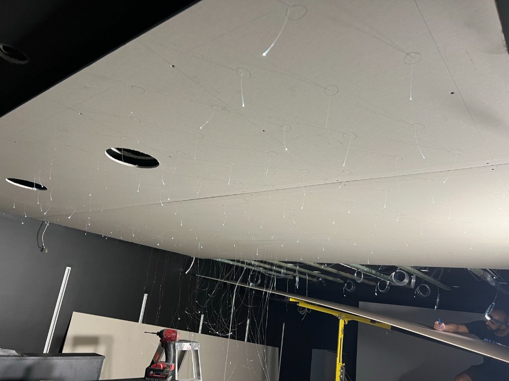 Construction — Acoustic Panel Install