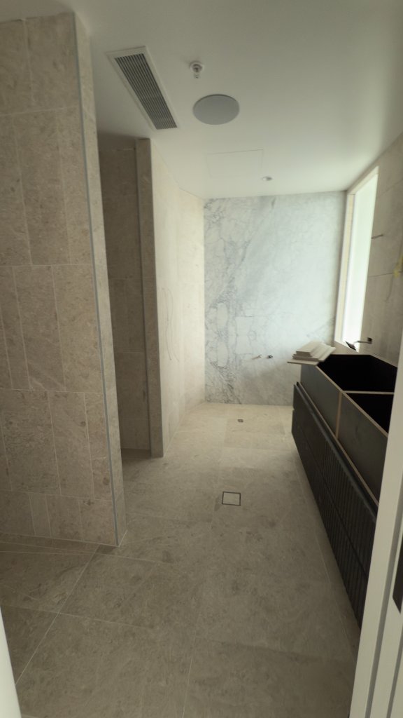 Ensuite — Marble Feature Wall
