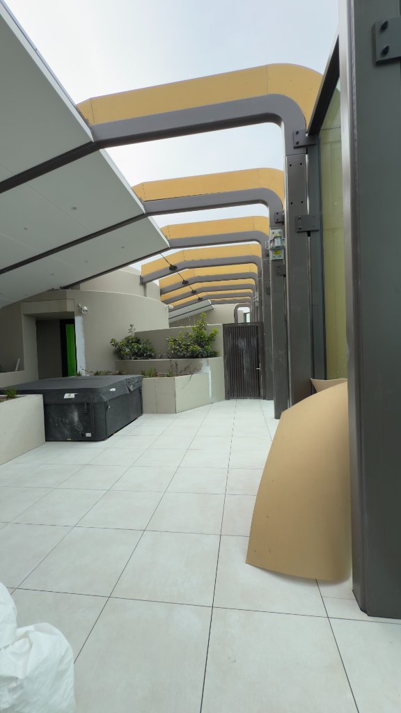 Rooftop Terrace — Pergola & City Views