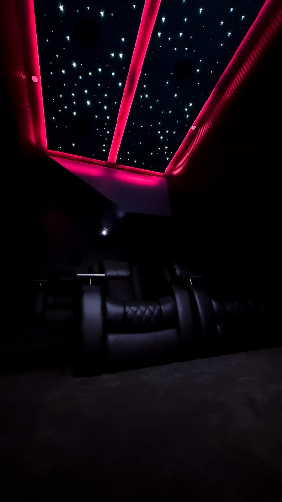 Projector in enclosure