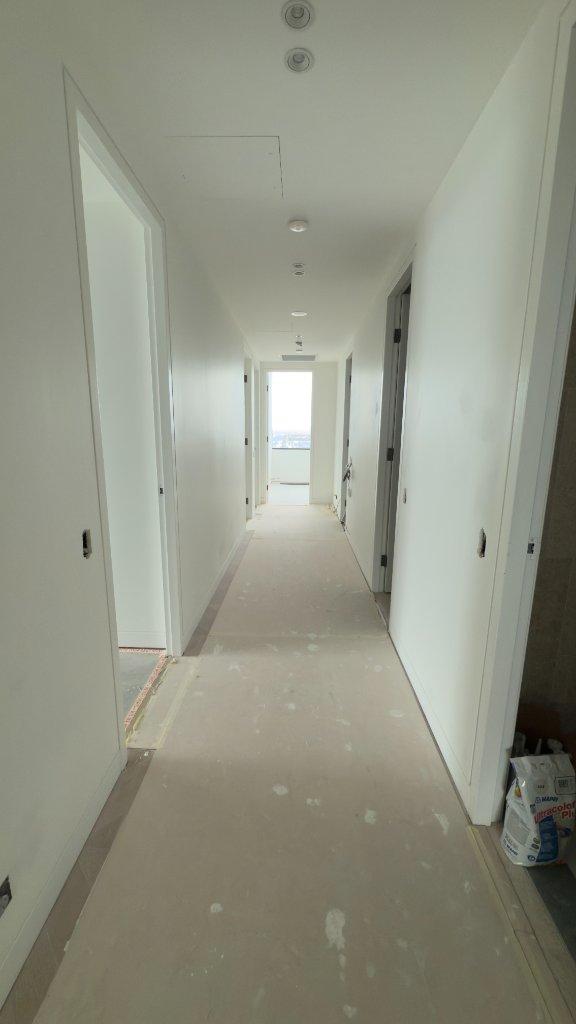 Bedroom Corridor — Pre-Flooring