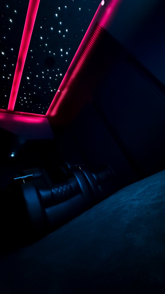 Green LED ceiling