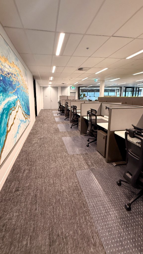 Open Office — Workstations & Natural Light