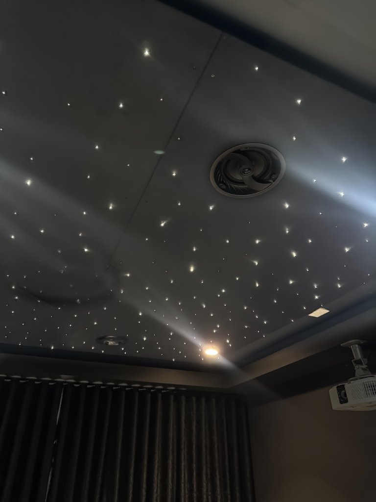 400-point LED fibre optic star ceiling