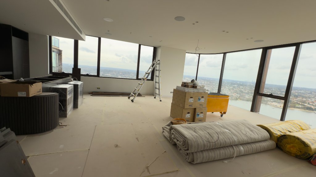 Open Plan — Wide View During Build