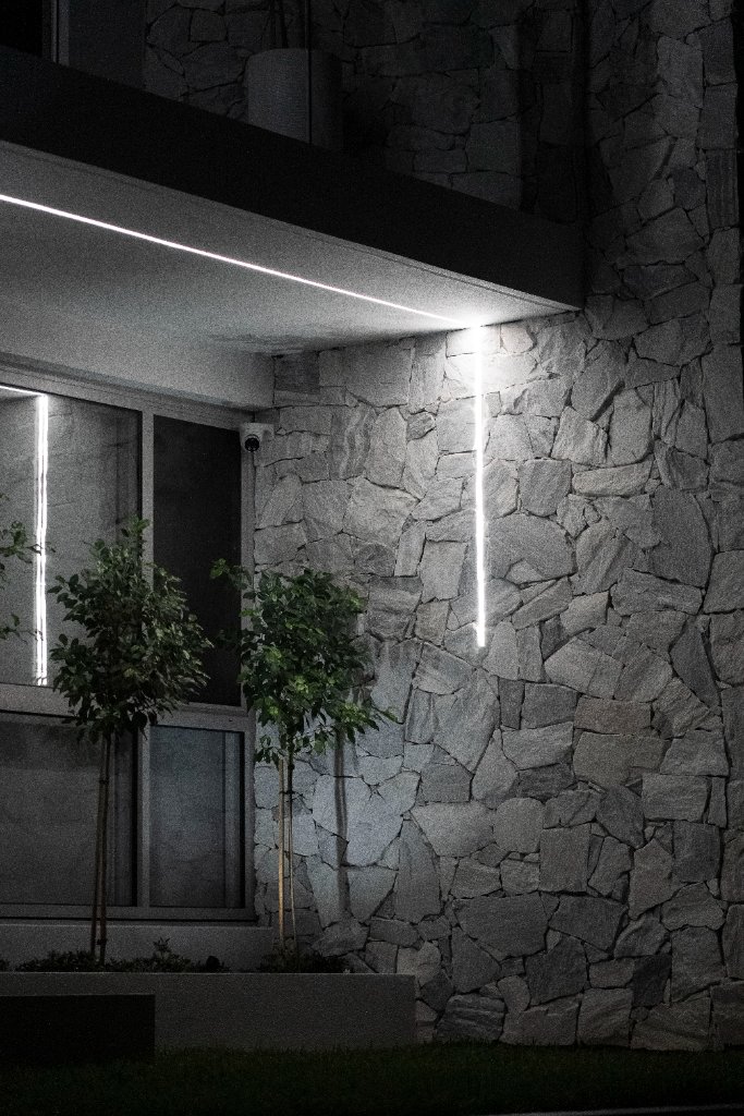 Exterior LED at night