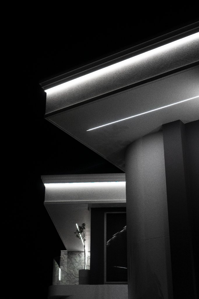 Exterior soffit lighting