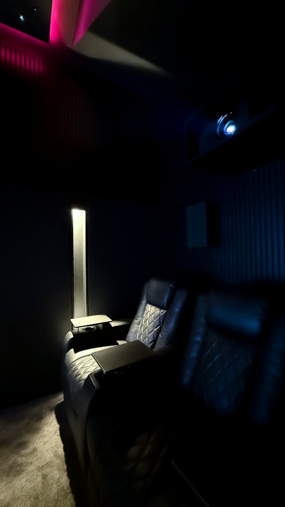 Green LED front wall