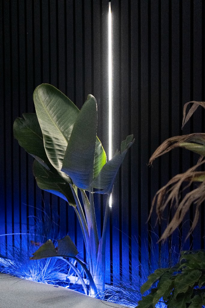 Staircase LED close-up