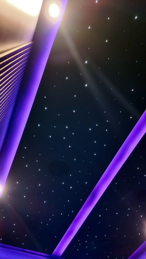 Pink LED perimeter