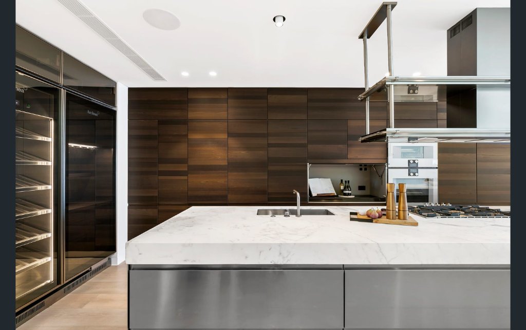Kitchen with Wine Fridge
