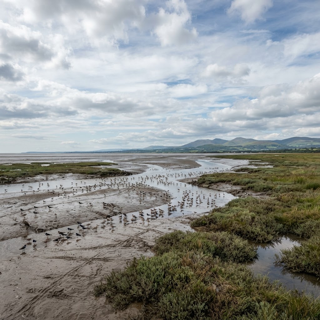 Coastal wetland estuary and salt marsh, a UK Special Area of Conservation