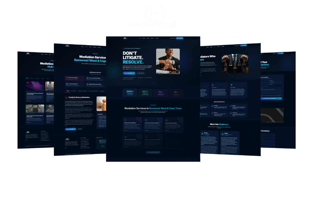 HW Mediators website showcase