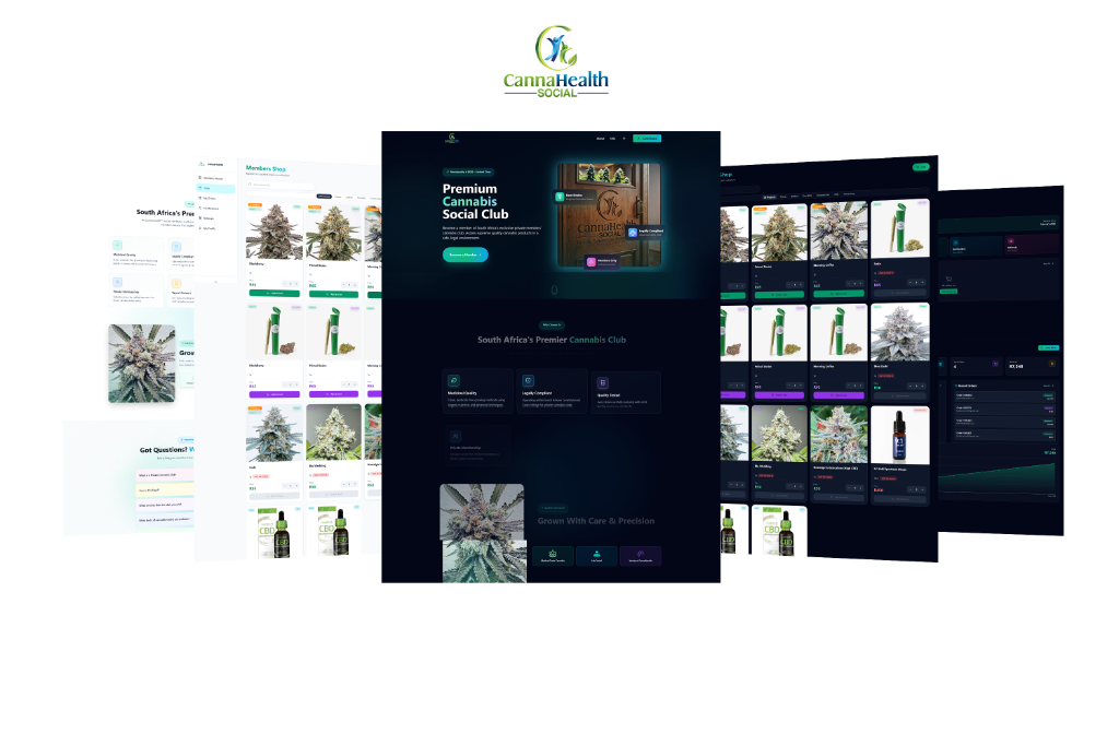 CannaHealth Social website showcase