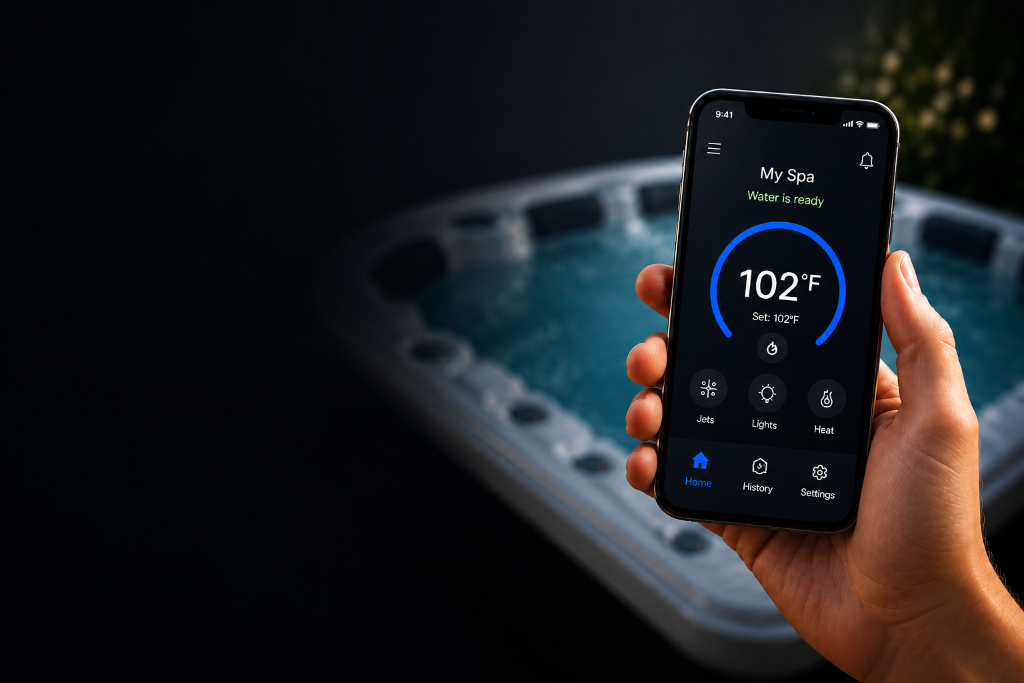 Control your spa from your smartphone