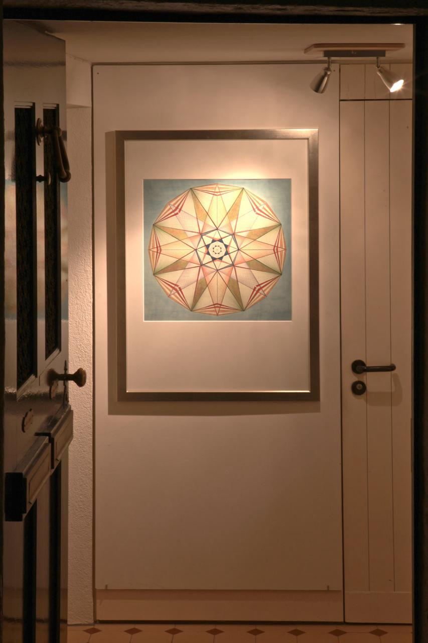 Praxistür mit Mandala