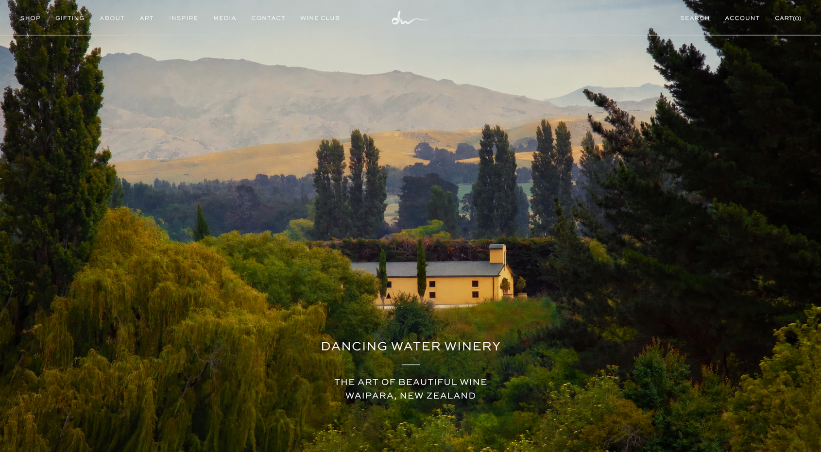 Dancing Water Winery — hero