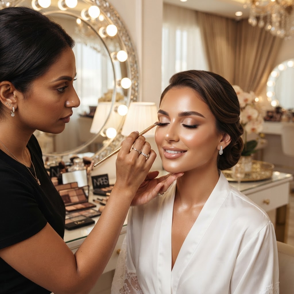 Bridal Makeup — Bridal Hair & Makeup Dubai at home in Dubai