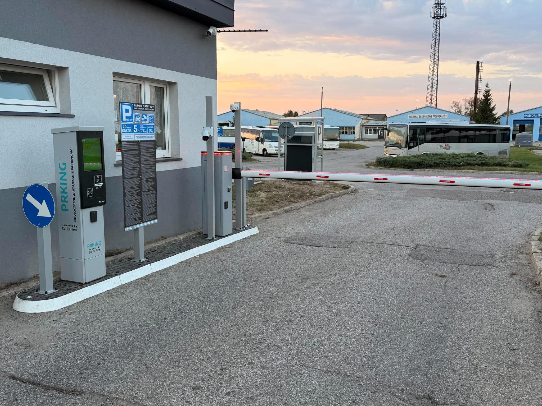Parking w Międzyrzecu Podlaskim PKS, ul. Radzyńska 8/10, Międzyrzec Podlaski
