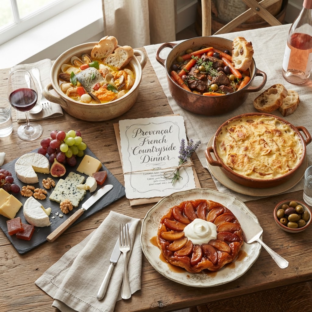 Provençal French Countryside Dinner