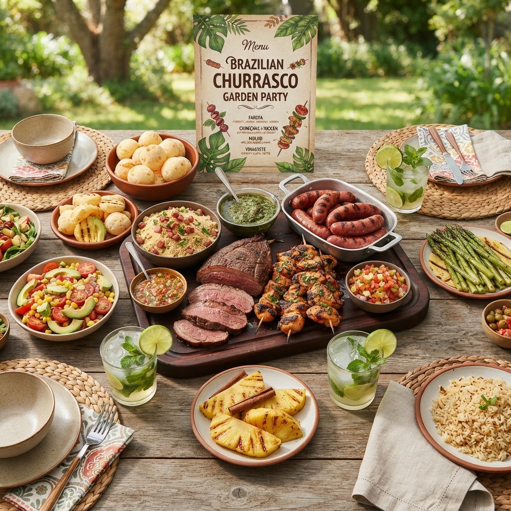 Brazilian Churrasco Garden Party