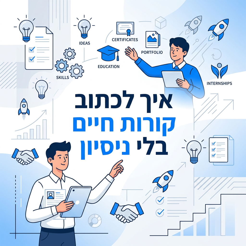 קורות חיים בלי ניסיון
