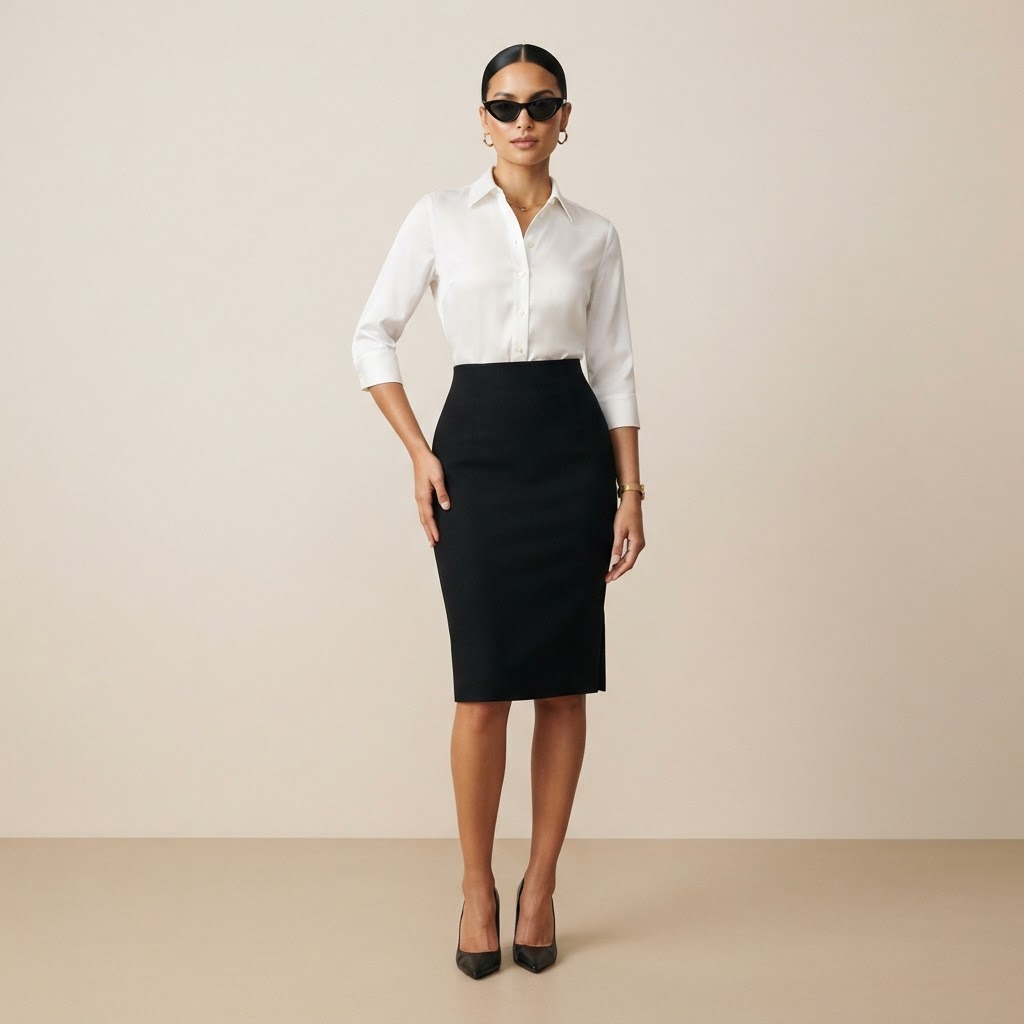 Hourglass White Shirt Guide
