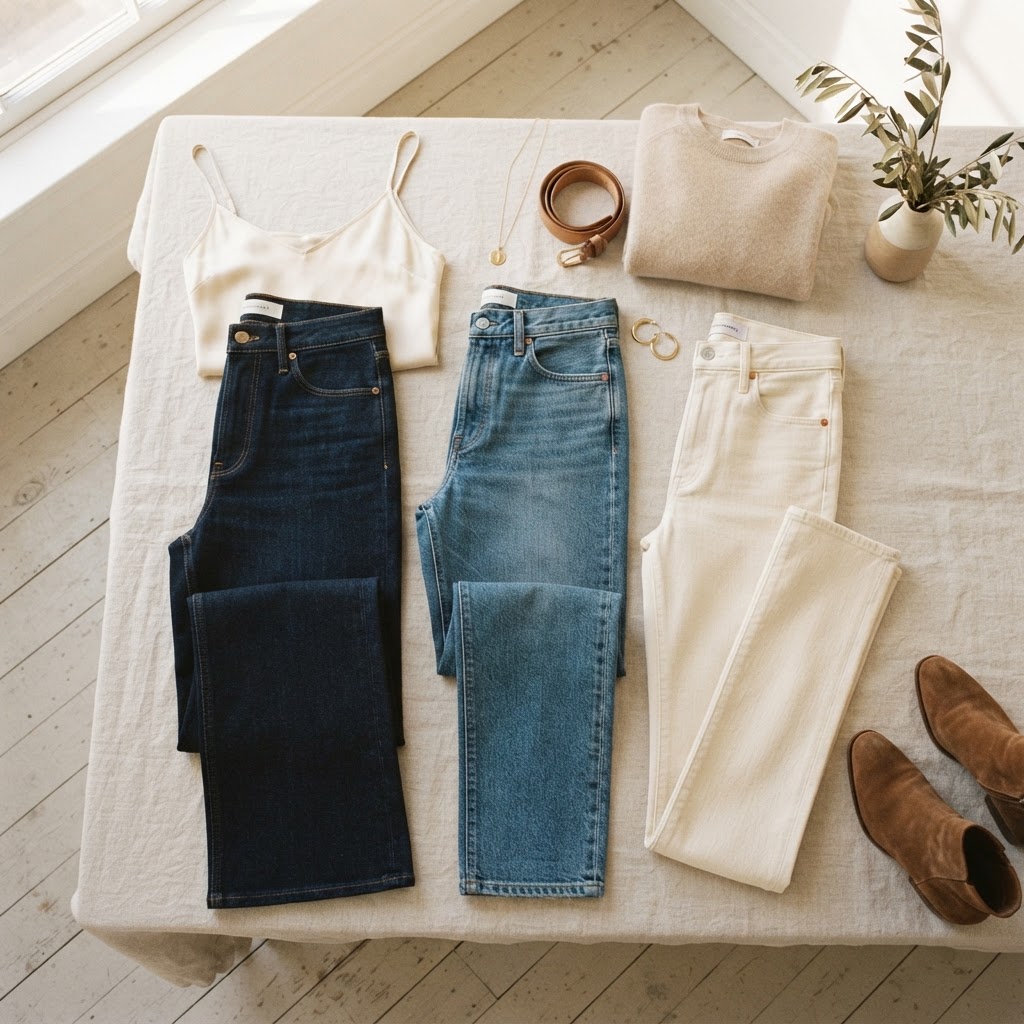 Best Jeans Flatlay